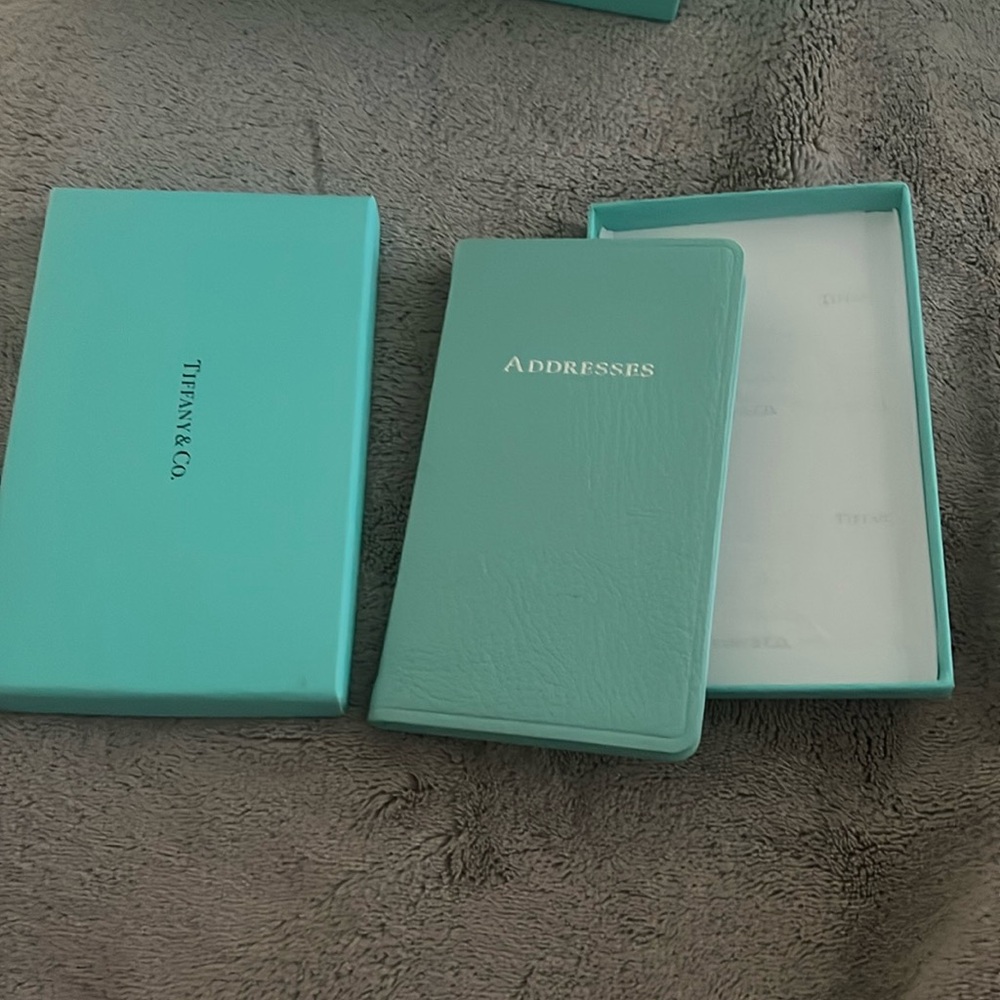 Unique Tiffany address book